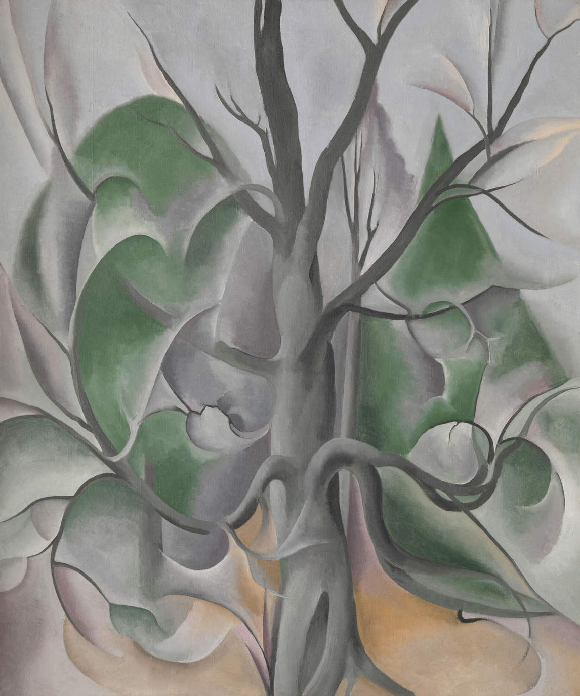 Art Canada Institute, Georgia O’Keeffe, Grey Tree, Lake George, 1925 