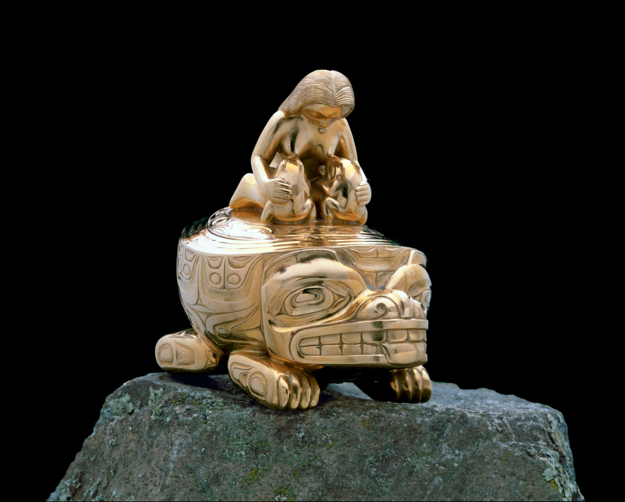 Haida Myth of Bear Mother Dish, 1972