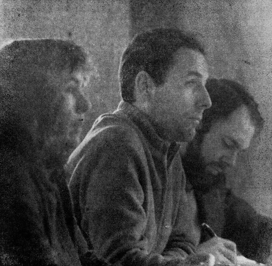 Kim Ondaatje, Jack Chambers, and Tony Urquhart, CARFAC conference, 1973
