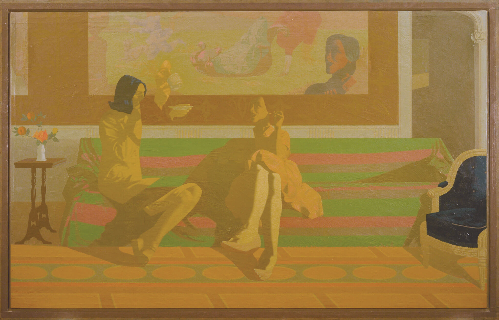 Jack Chambers, Olga and Mary Visiting, 1964–65