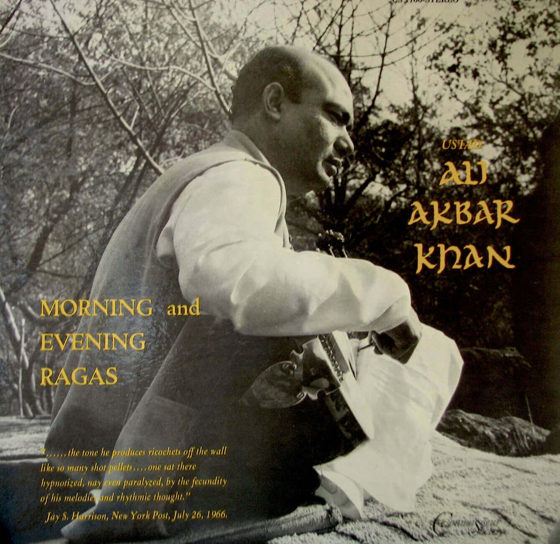 Art Canada Institute, Album cover for Morning and Evening Ragas by Ali Akbar Khan