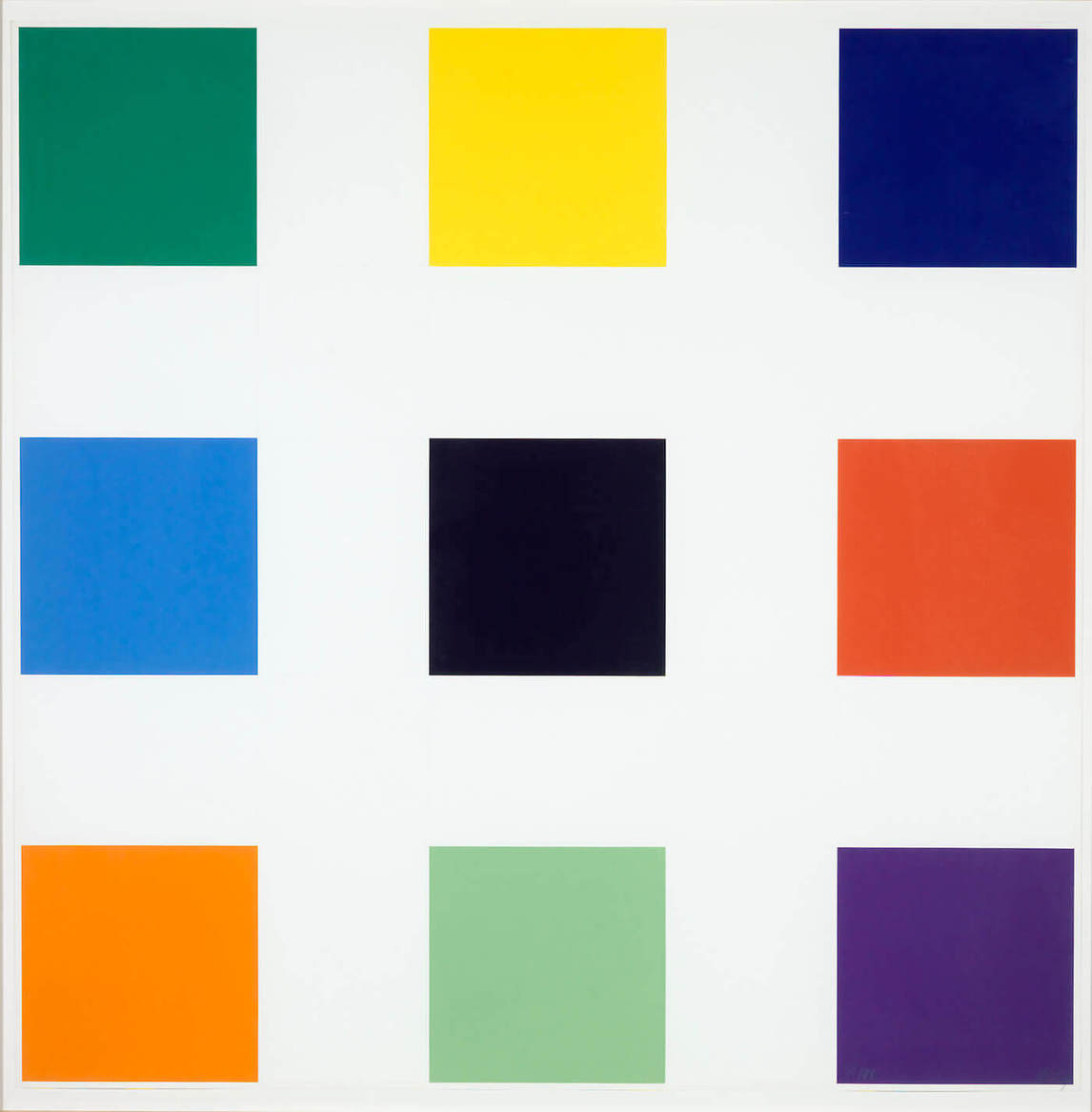 Art Canada Institute, Ellsworth Kelly, Nine Squares, 1976–77