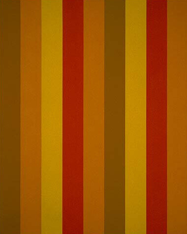 Art Canada Institute, Guido Molinari, Rhythmic Mutation Bi-Yellow, 1965