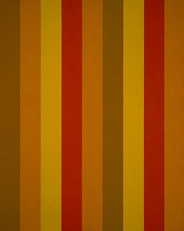 Art Canada Institute, Guido Molinari, Rhythmic Mutation Bi-Yellow, 1965