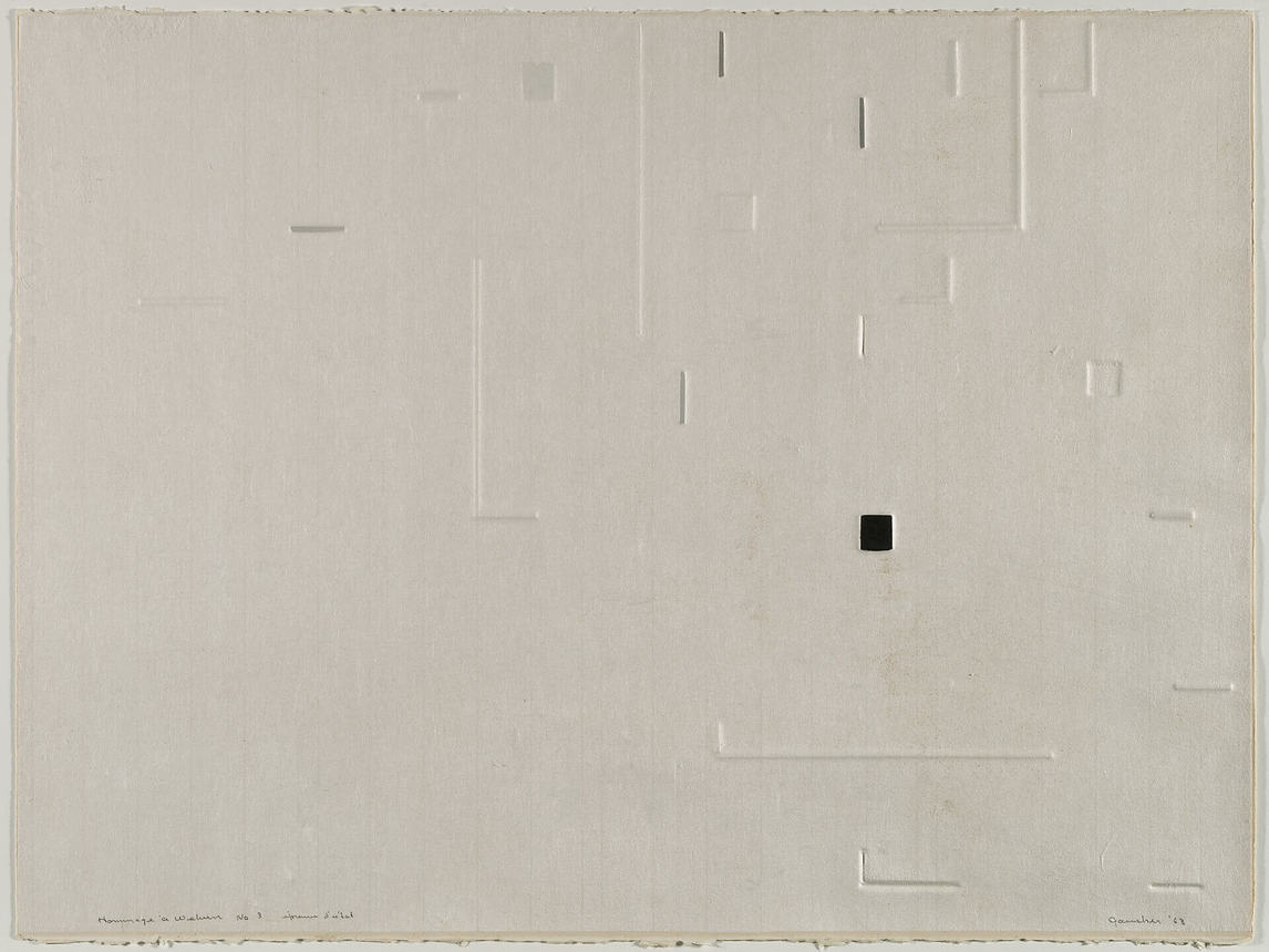 Art Canada Institute, Yves Gaucher, In Homage to Webern No. 3 (En hommage à Webern no. 3), 1963