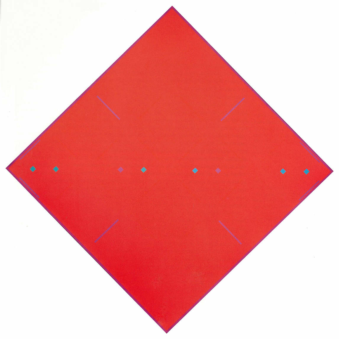 Art Canada Institute, Yves Gaucher, Square Dance: Bold Mauve I (Danse carrée: Gros mauve I), 1964