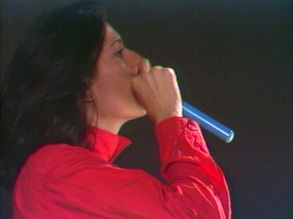 Art Canada Institute, Test Tube, 1979. Marina Abramović drinking from a test tube