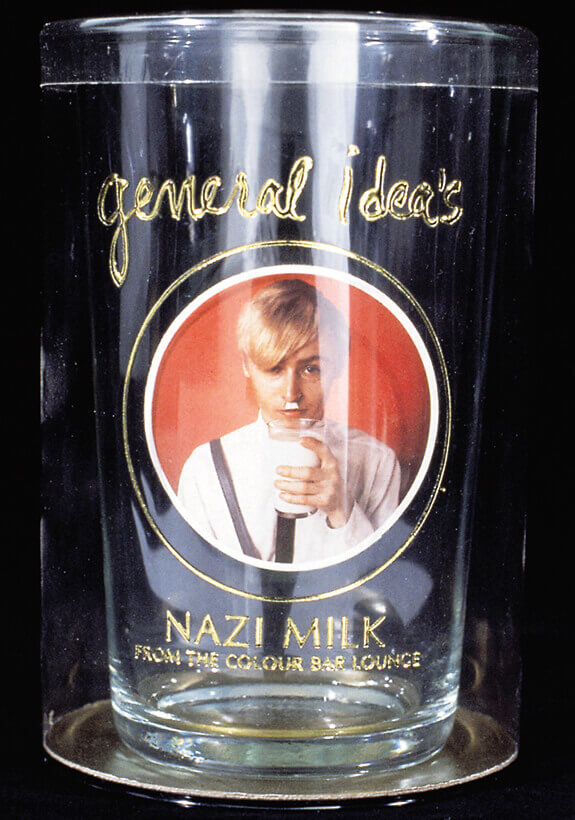 General Idea, General Idea’s Nazi Milk Glass from the Colour Bar Lounge, 1980