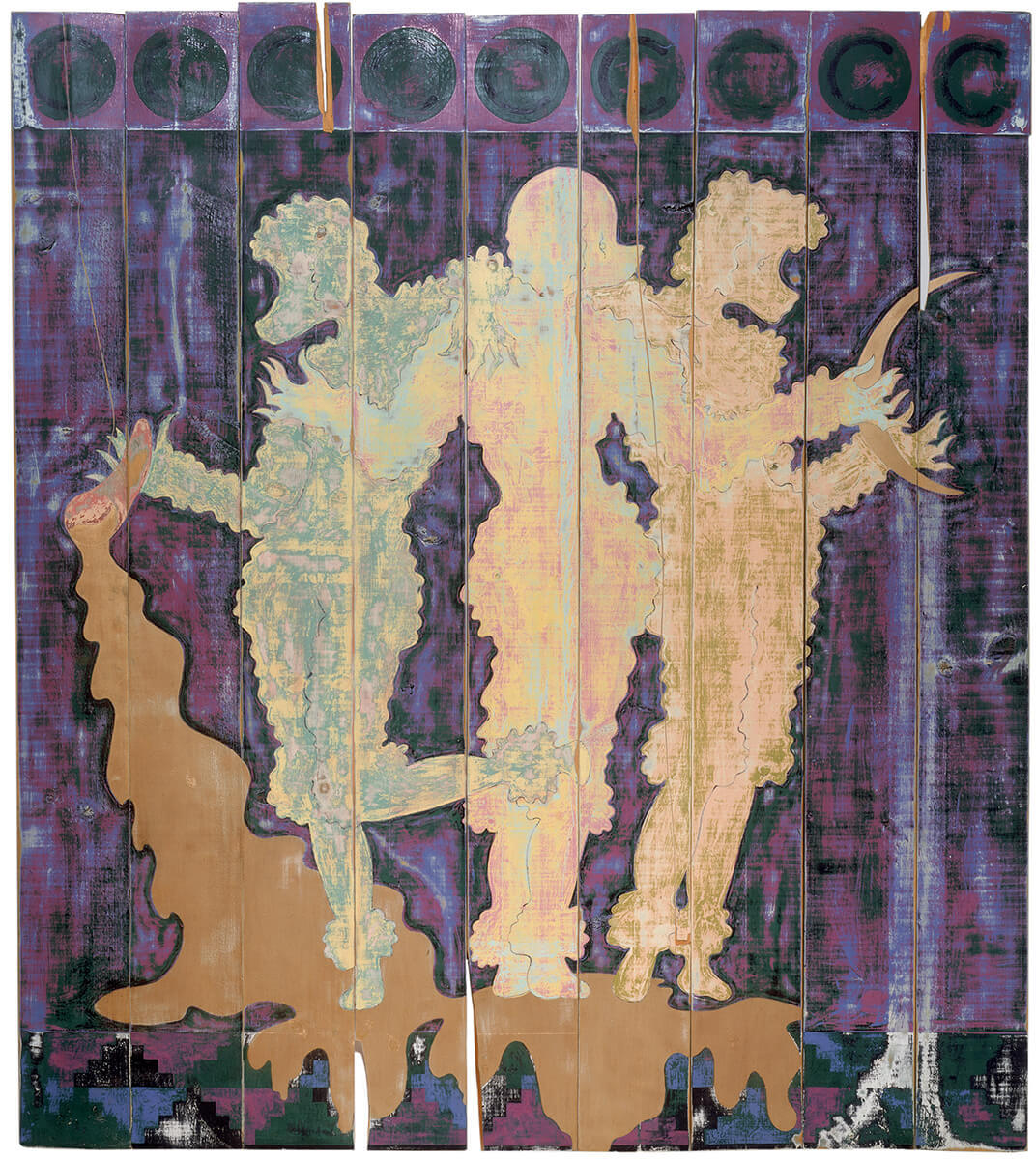 Art Canada Institute, General Idea, The Three Graces (Mural Fragment from the Villa Dei Misteri of the 1984 Miss General Idea Pavillion), 1982