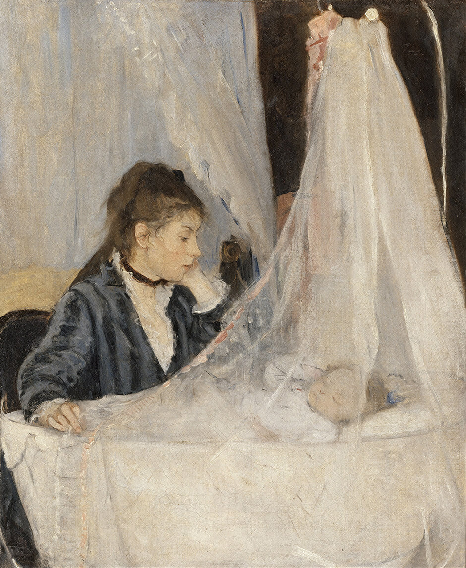 Art Canada Institute, Berthe Morisot, The Cradle, 1873