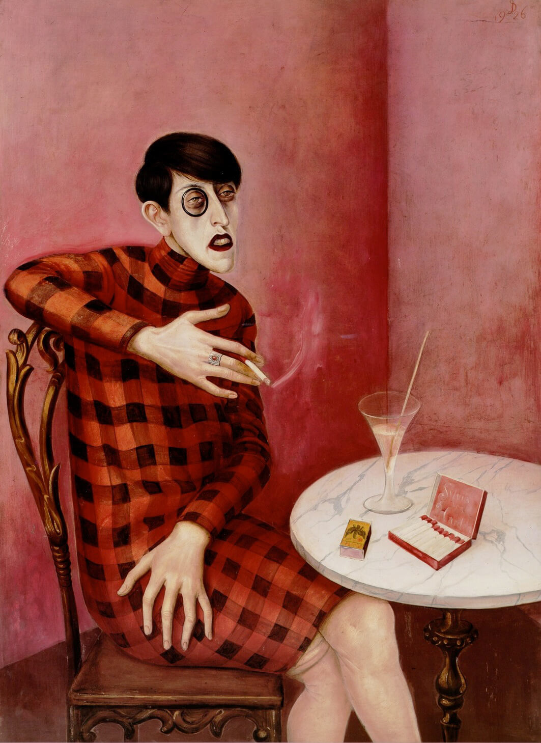 Art Canada Institute, Otto Dix, Portrait of Journalist Sylvia von Harden, 1926