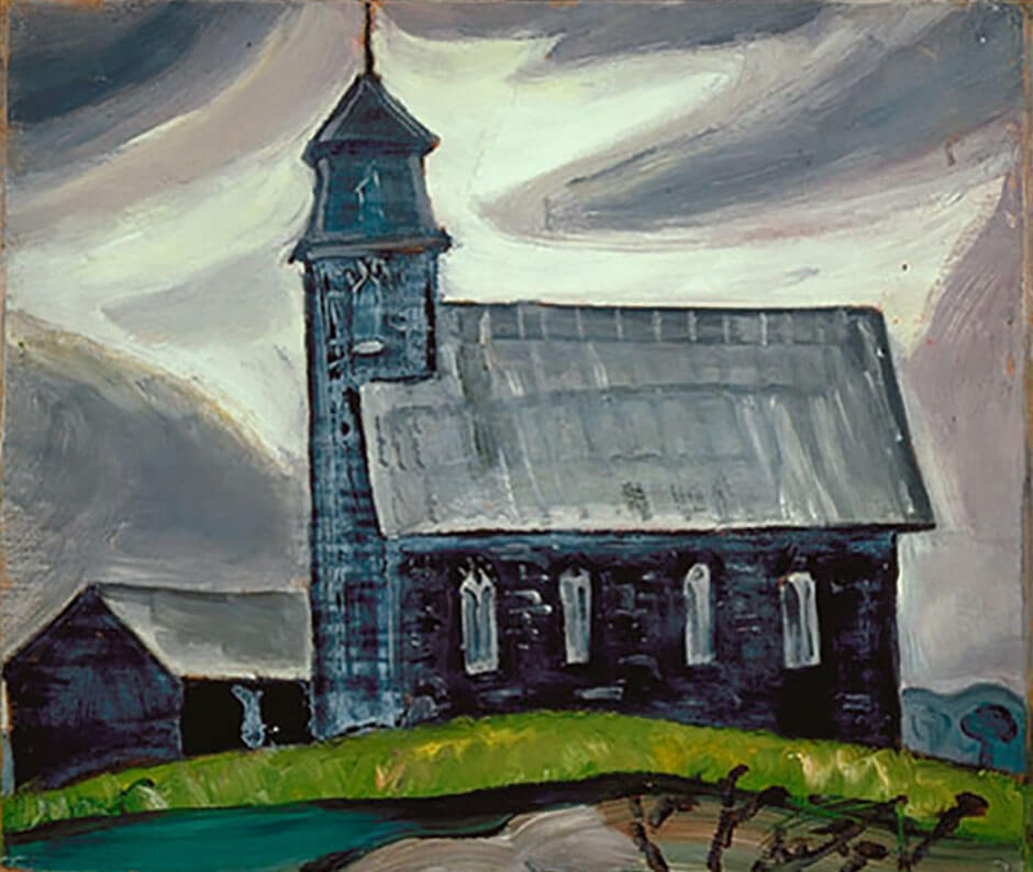 Art Canada Institute, Prudence Heward, Church at Athens, Ontario, 1932