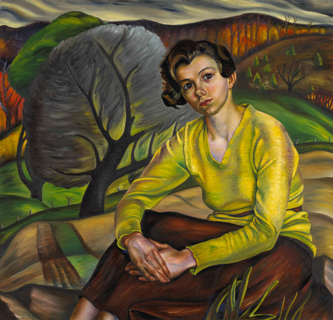 Art Canada Institute, Prudence Heward, Girl in Yellow Sweater, 1936