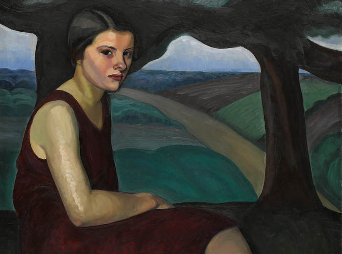 Prudence Heward, Femme sur une colline, 1928