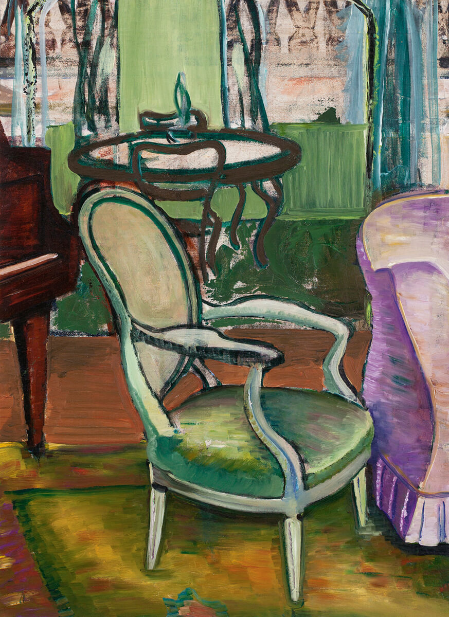 Art Canada Institute, Prudence Heward, Study of the Drawing Room of the Artist, c. 1940