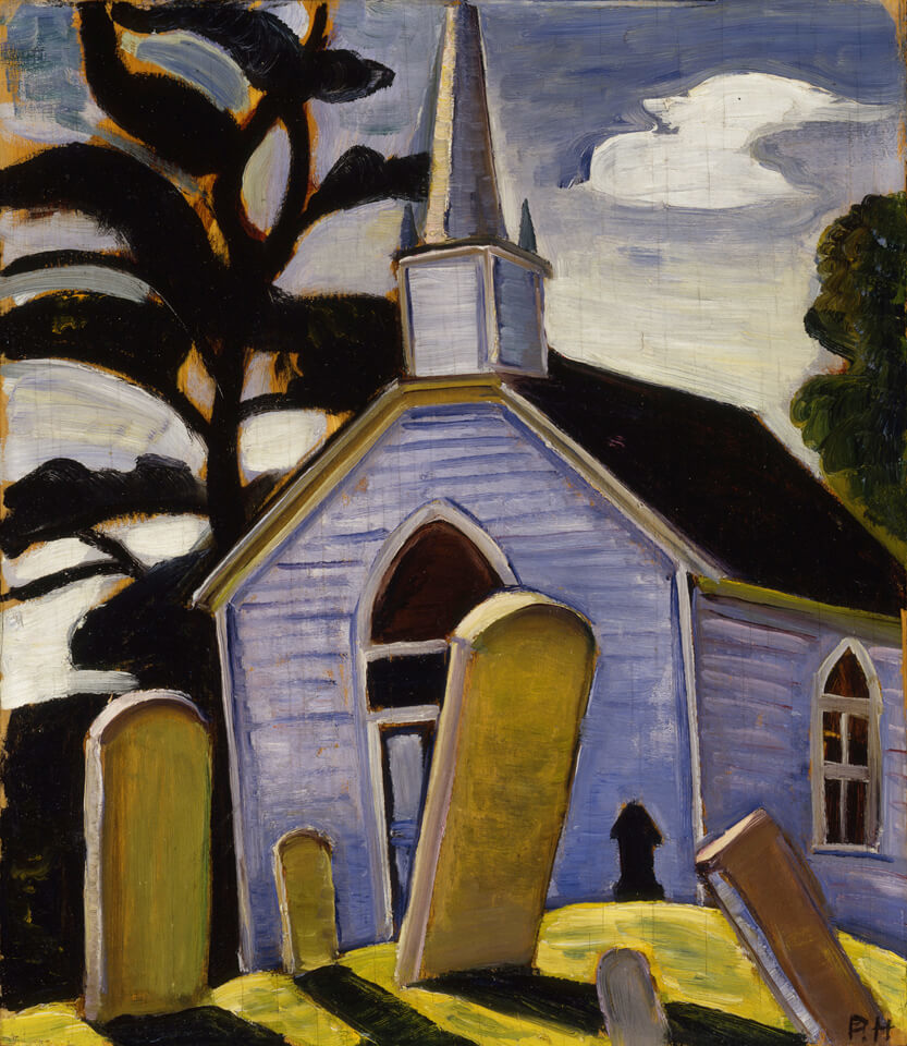 Art Canada Institute, Prudence Heward, The Blue Church, Prescott, 1933