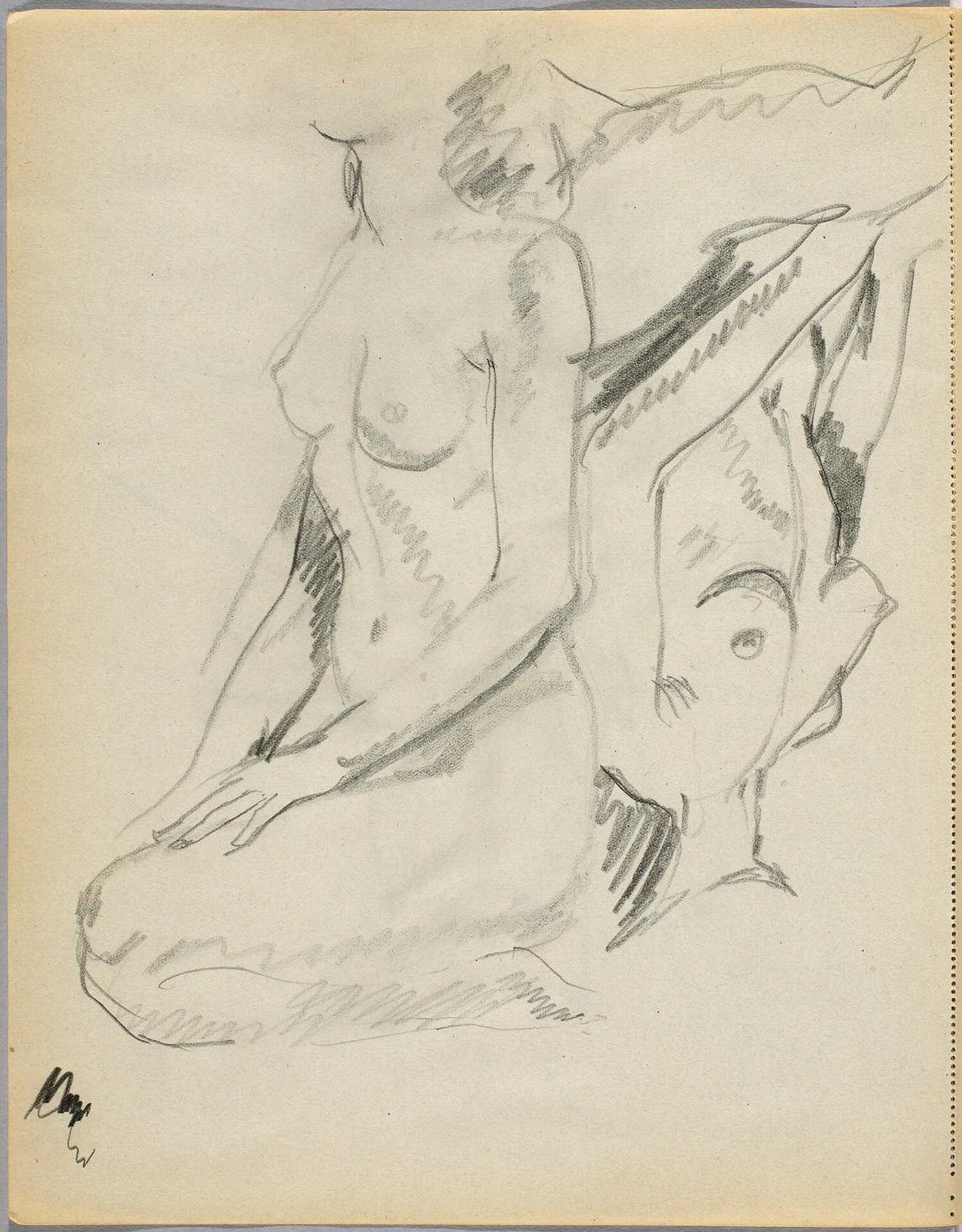 Art Canada Institute, Prudence Heward, Untitled, n.d., Sketchbook 4