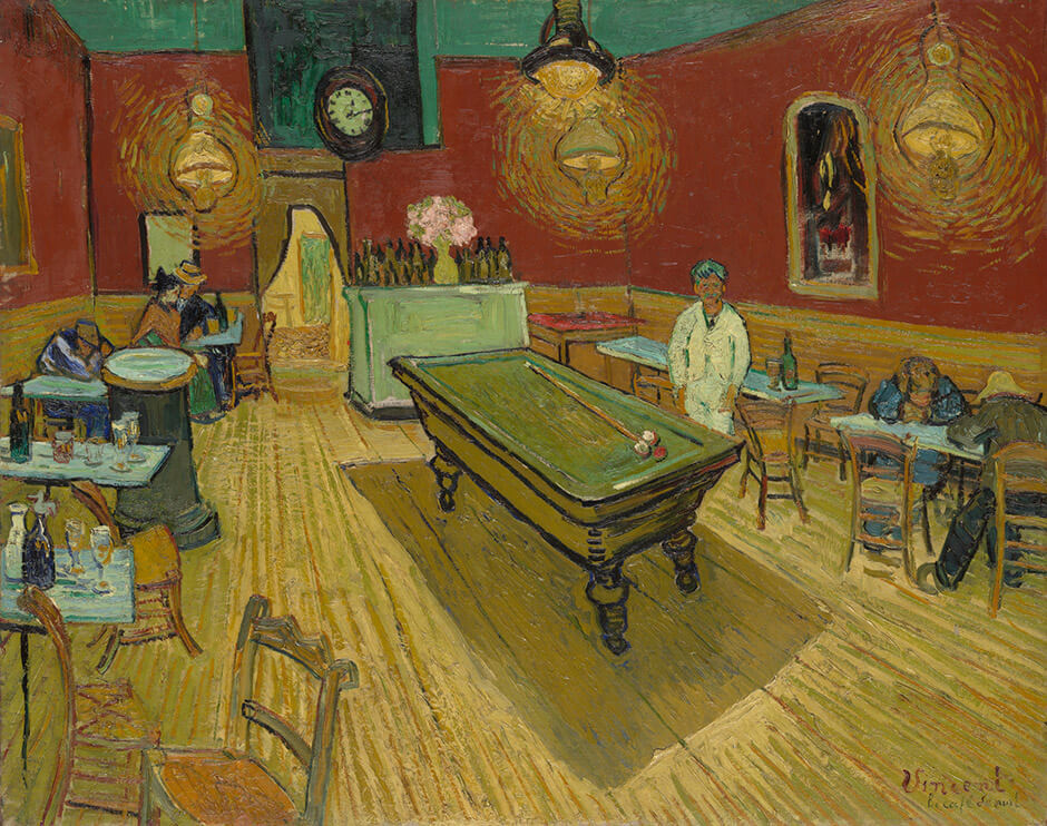 Art Canada Institute, Night Café, 1888, by Vincent van Gogh