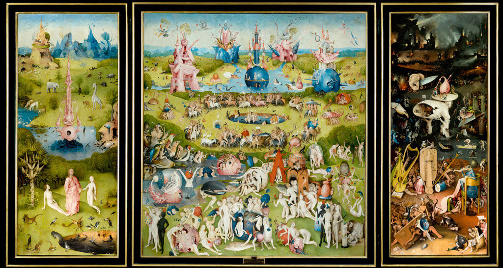 Art Canada Institute, William Kurelek, The Garden of Earthly Delights, by Hieronymus Bosch, 1490–1500