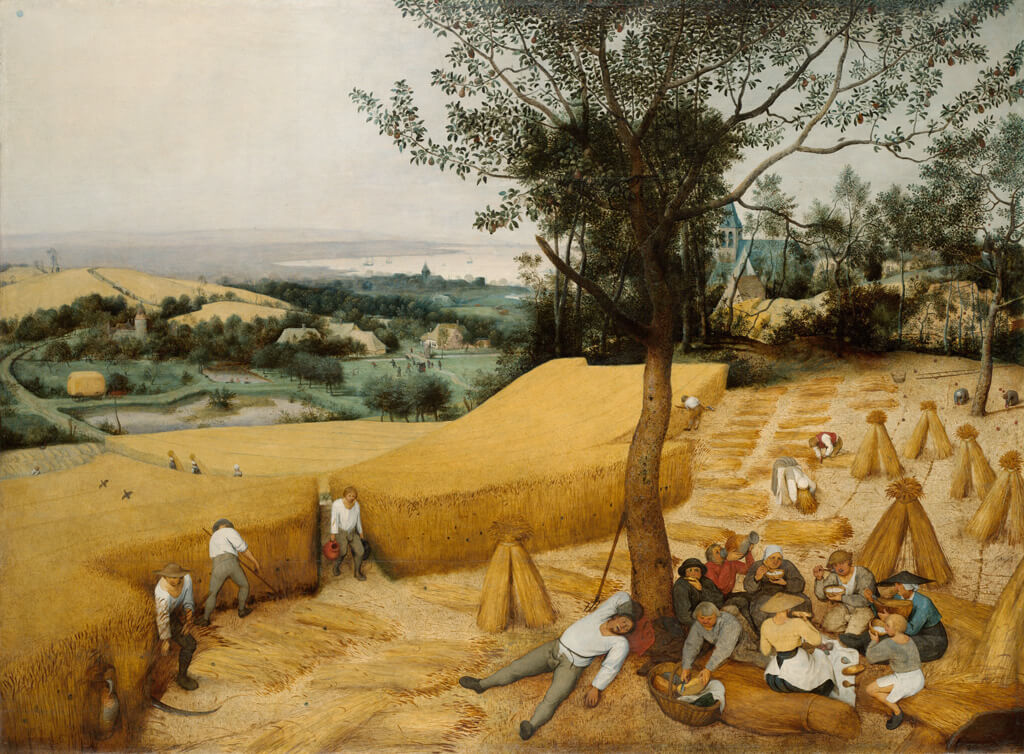 Art Canada Institute, William Kurelek, The Harvesters, by Pieter Bruegel, 1565