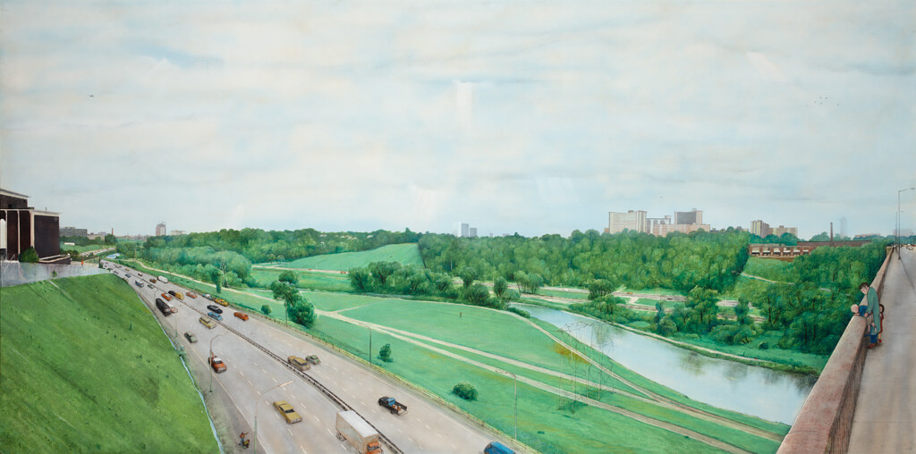 Art Canada Institute, William Kurelek, Don Valley on a Grey Day, 1972