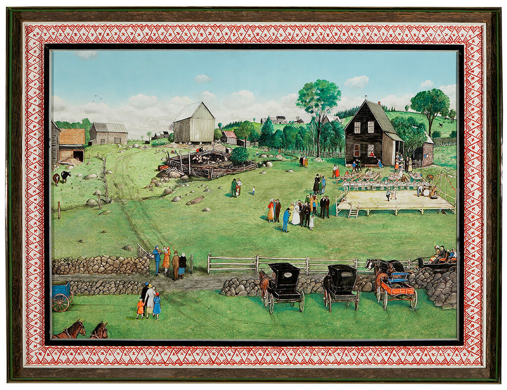 Art Canada Institute, William Kurelek, Polish Wedding at Kaszuby, 1977