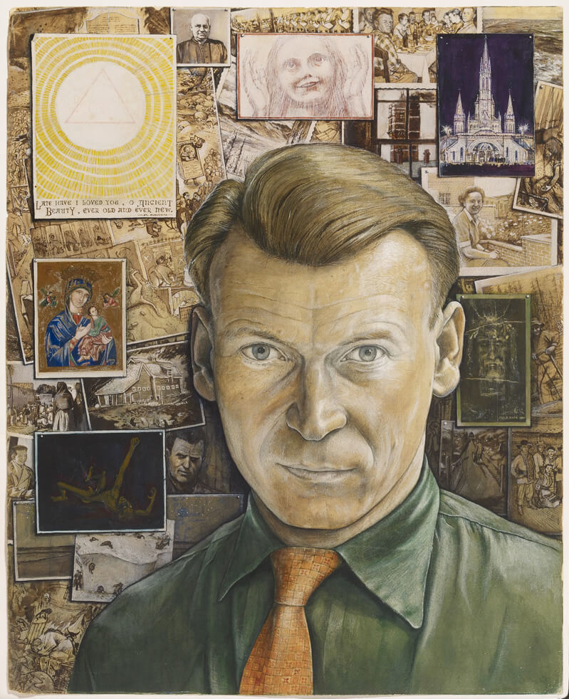 Art Canada Institute, William Kurelek, Self-Portrait, 1957