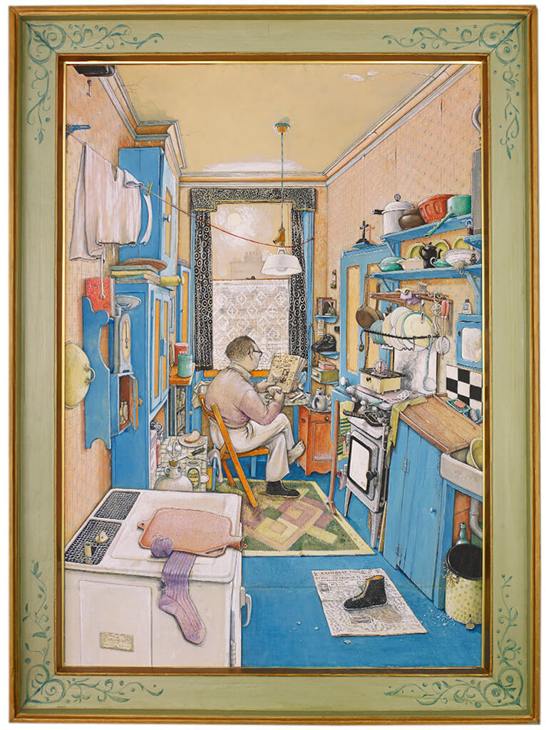 Art Canada Institute, William Kurelek, The Bachelor, 1955