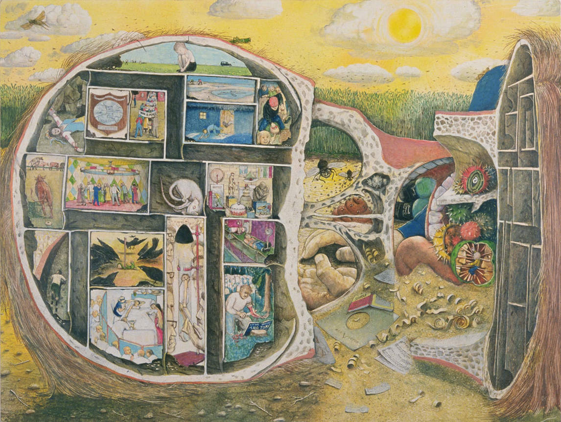 Art Canada Institute, William Kurelek, The Maas Maze, 1971