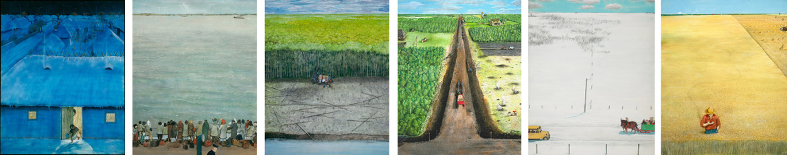 Art Canada Institute, William Kurelek, The Ukrainian Pioneer (series), 1971, 1976