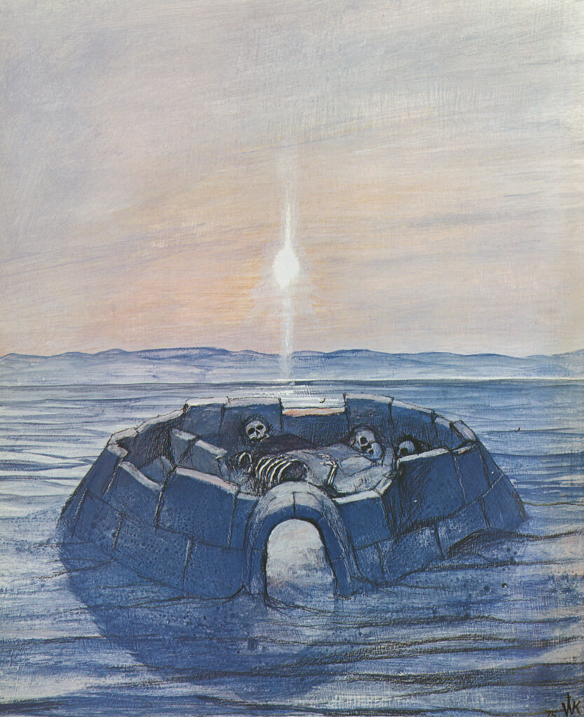 Art Canada Institute, William Kurelek, Illustration on William Kurelek, The Last of the Arctic, c. 1976