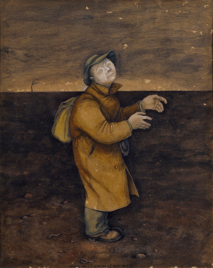 Art Canada Institute, William Kurelek, Where Am I? Who Am I? Why Am I?, c. 1953–54