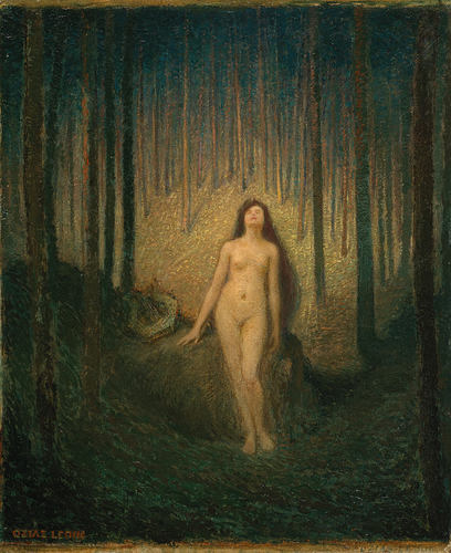 Ozias Leduc, Erato (Muse in the Forest) (Erato [Muse dans la forêt]), c.1906