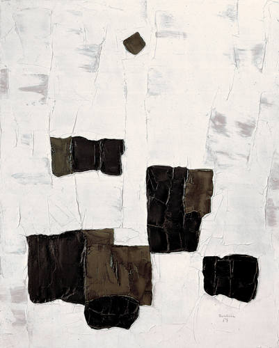 Paul-Émile Borduas, The Black Star, 1957