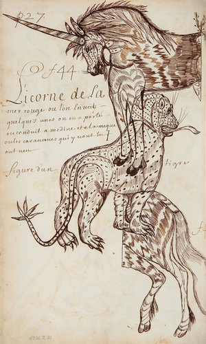 Louis Nicolas, Unicorn of the Red Sea (Licorne de La mer rouge), n.d.