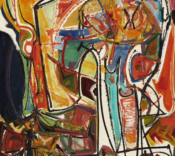 Harold Town, Day Neon (detail), 1953