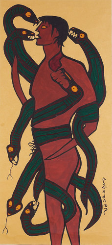 Norval Morrisseau, Self-Portrait Devoured by Demons, 1964