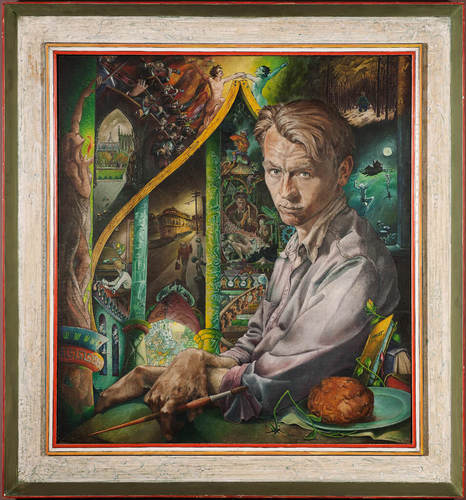 William Kurelek, Portrait de l’artiste en jeune homme, 1950