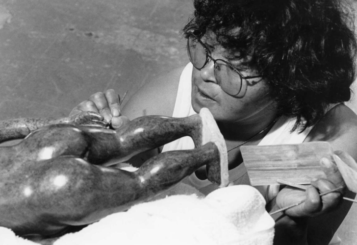 Oviloo Tunnillie, 1992, photograph by John Graydon.