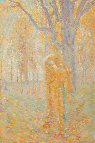Lionel LeMoine FitzGerald, Figure in the Woods (Figure dans les bois), 1920