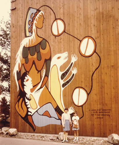 Norval Morrisseau’s mural for the Indians of Canada Pavilion at Expo 67.