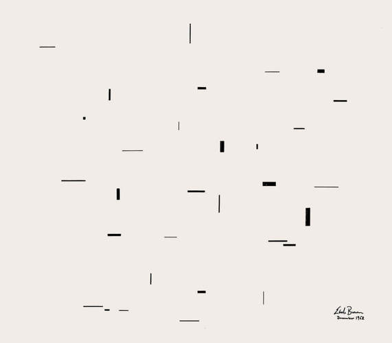 Partition graphique de December 1952 d’Earle Brown.
