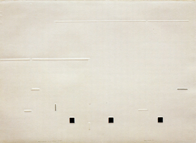Yves Gaucher, In Homage to Webern No. 1, 1963