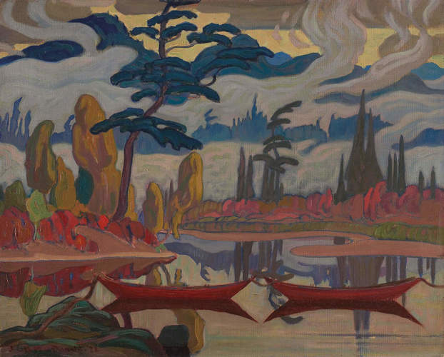 J.E.H. MacDonald, Mist Fantasy, Northland, 1922