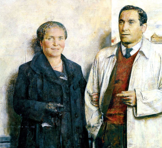Antonio López García, Mes parents, 1956