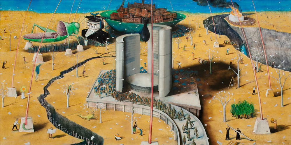 William Kurelek, Harvest of Our Mere Humanism Years, 1972