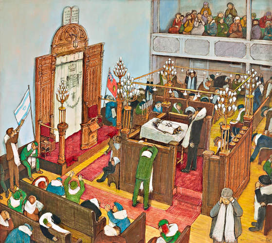 William Kurelek, Yom Kippur, 1975