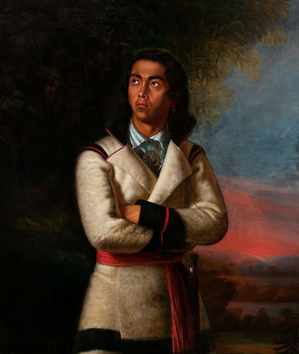 Antoine Plamondon, Portrait of Zacharie Vincent, Last of the Hurons, 1838