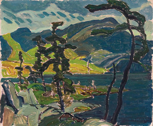 Franklin Carmichael, Spring, Cranberry Lake, 1932