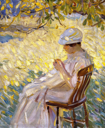 Helen McNicoll, Beneath the Trees, c.1910